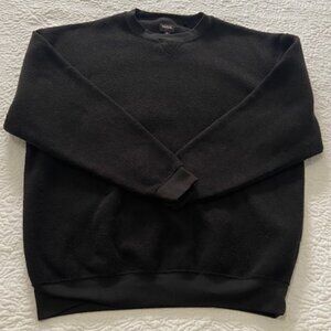 Bolle Golf Black Terry Pull-Over Top, Size M